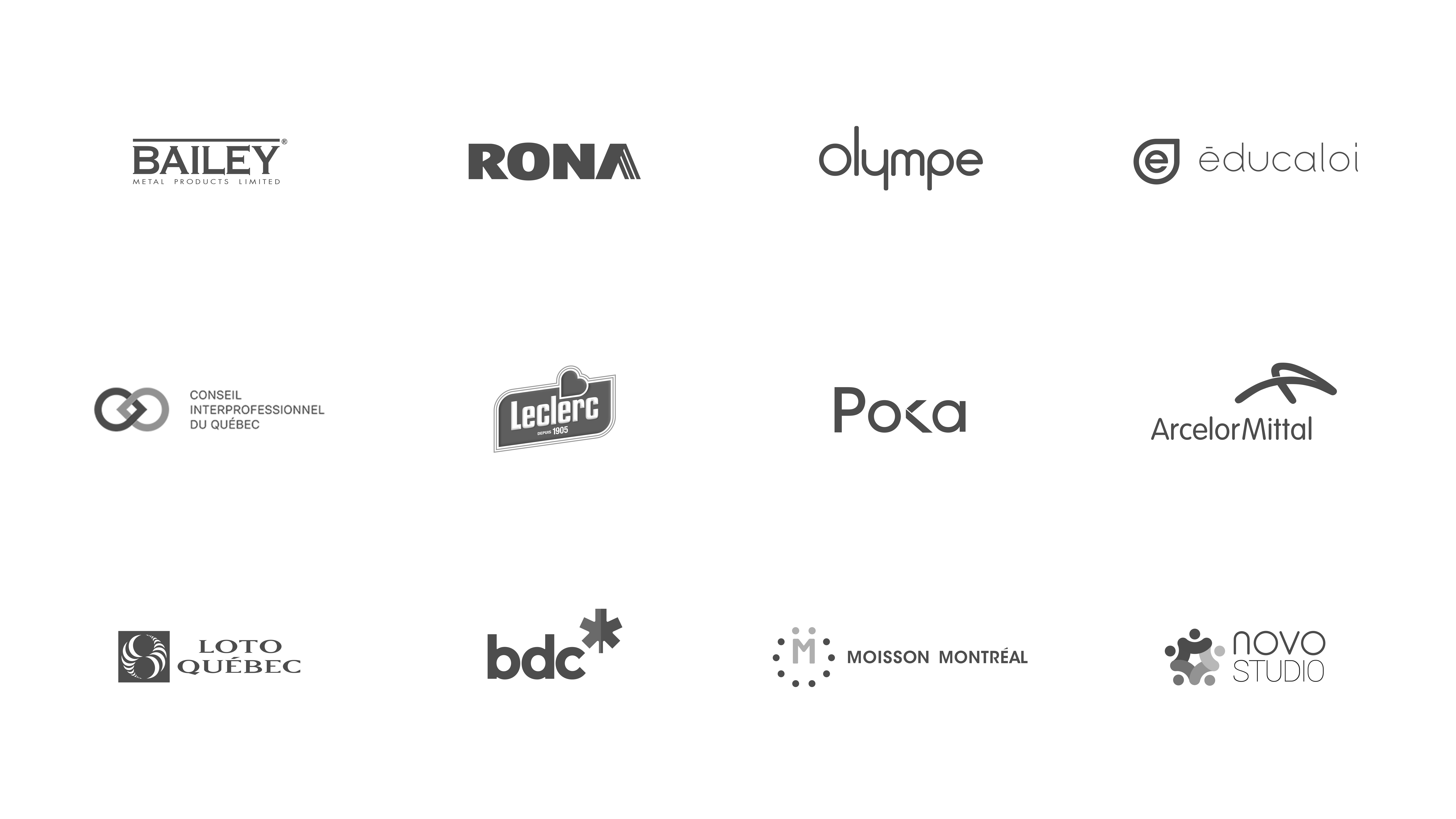 Logos de nos partenaires